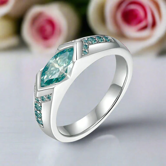 1.0 Ct Marquise Cut Diamond Wedding Band