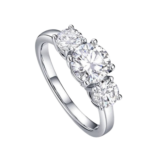 4.0 Ct Diamond Eternity Engagement Ring
