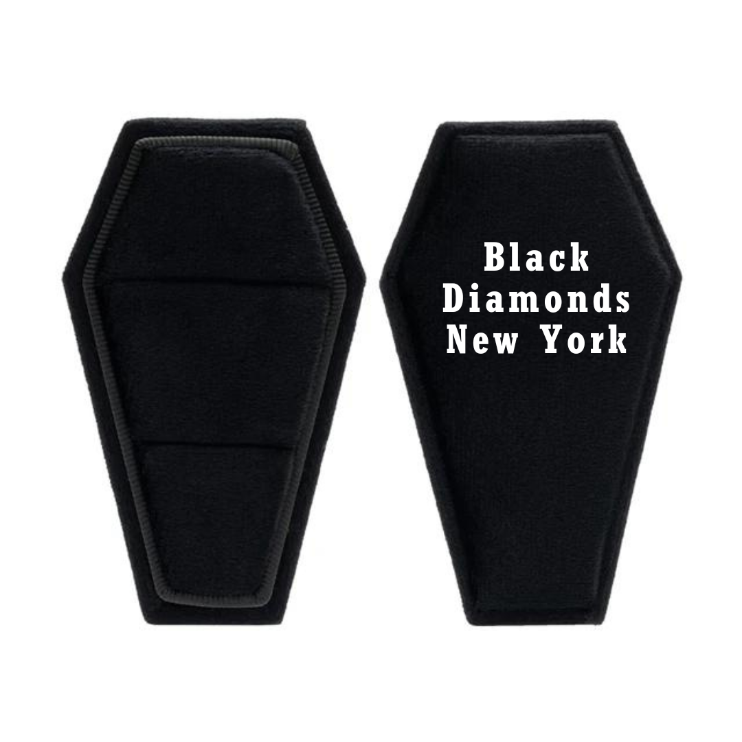 Married Till Buried Personalized Coffin Ring Box