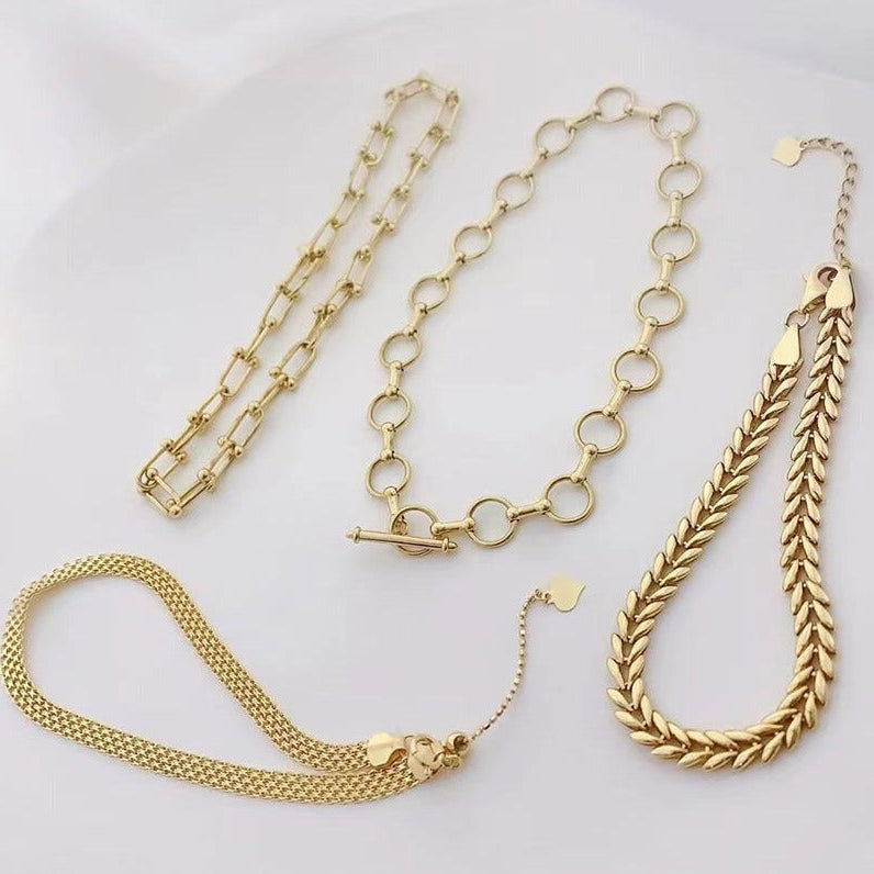 18k Yellow Gold Vintage Chain Bracelet