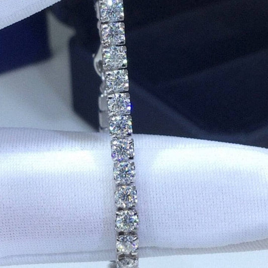 5ct Diamond Chain Beads Bracelet