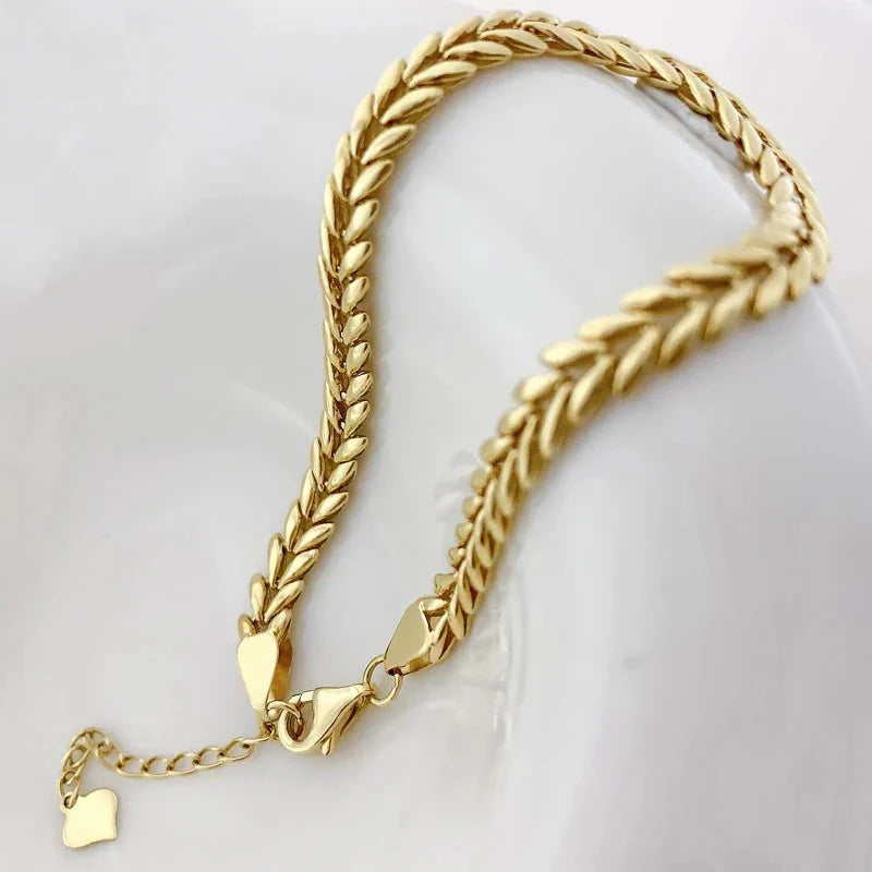 18k Yellow Gold Vintage Chain Bracelet