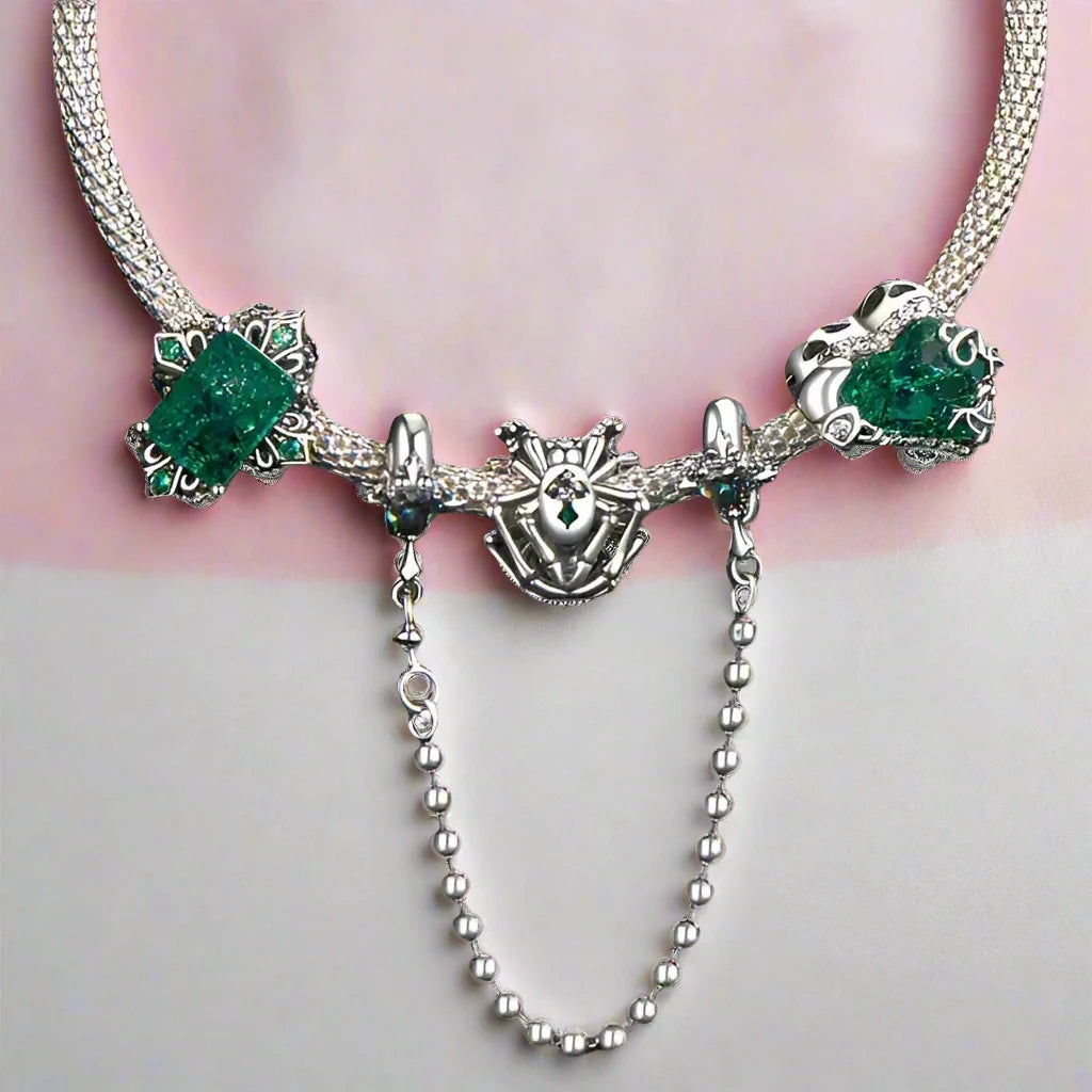 Mystic Spider Charm with Diamond