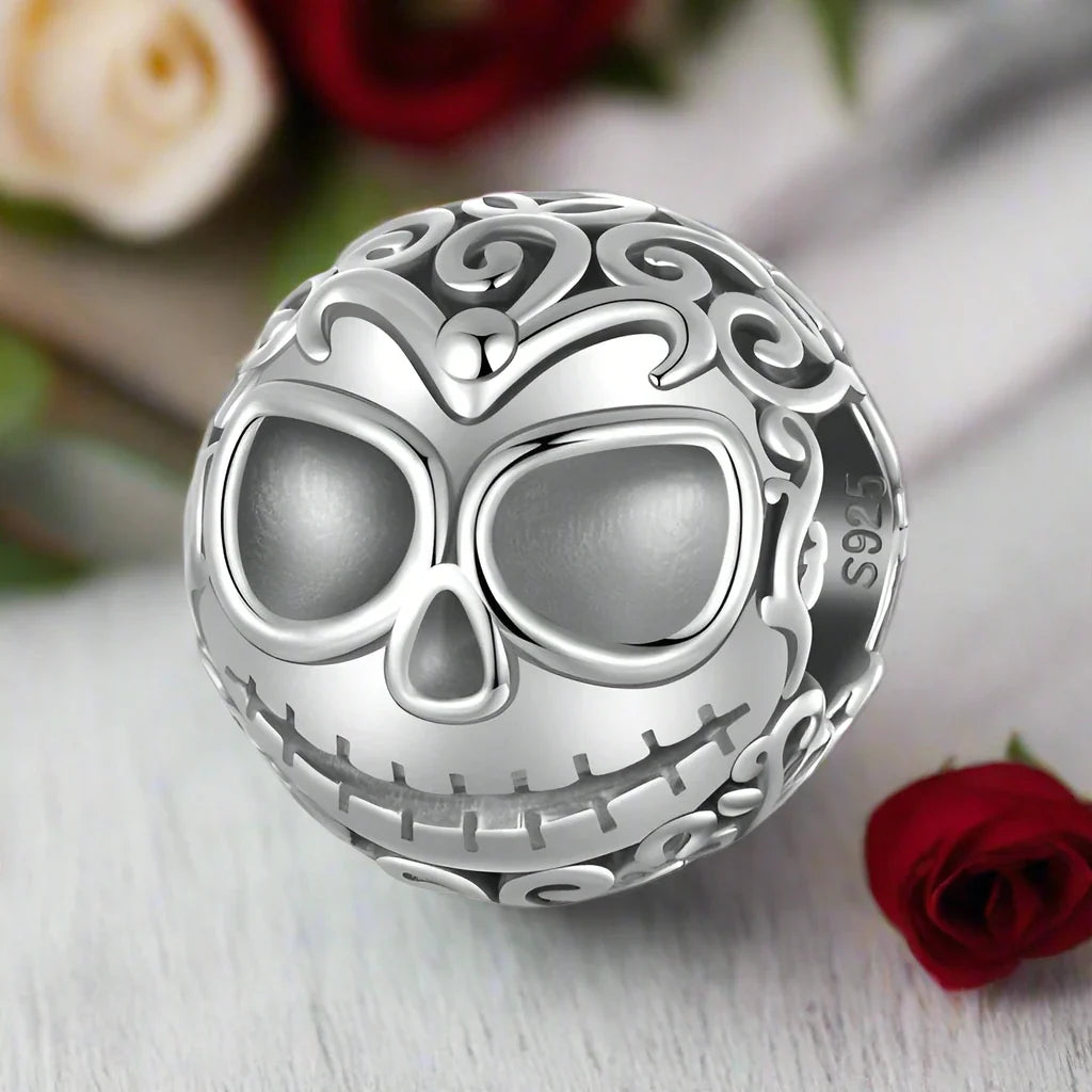 Vintage Skull and Dragon Eye Charm