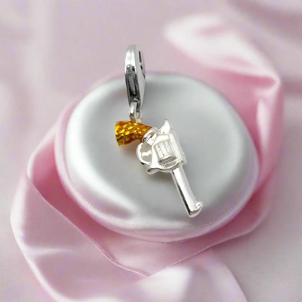 Vintage Pistol Gun Pendant Charms