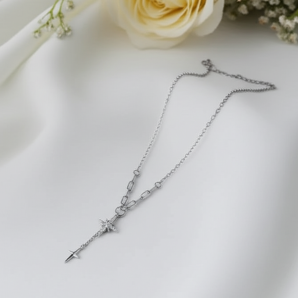 Star and Cross Necklace
