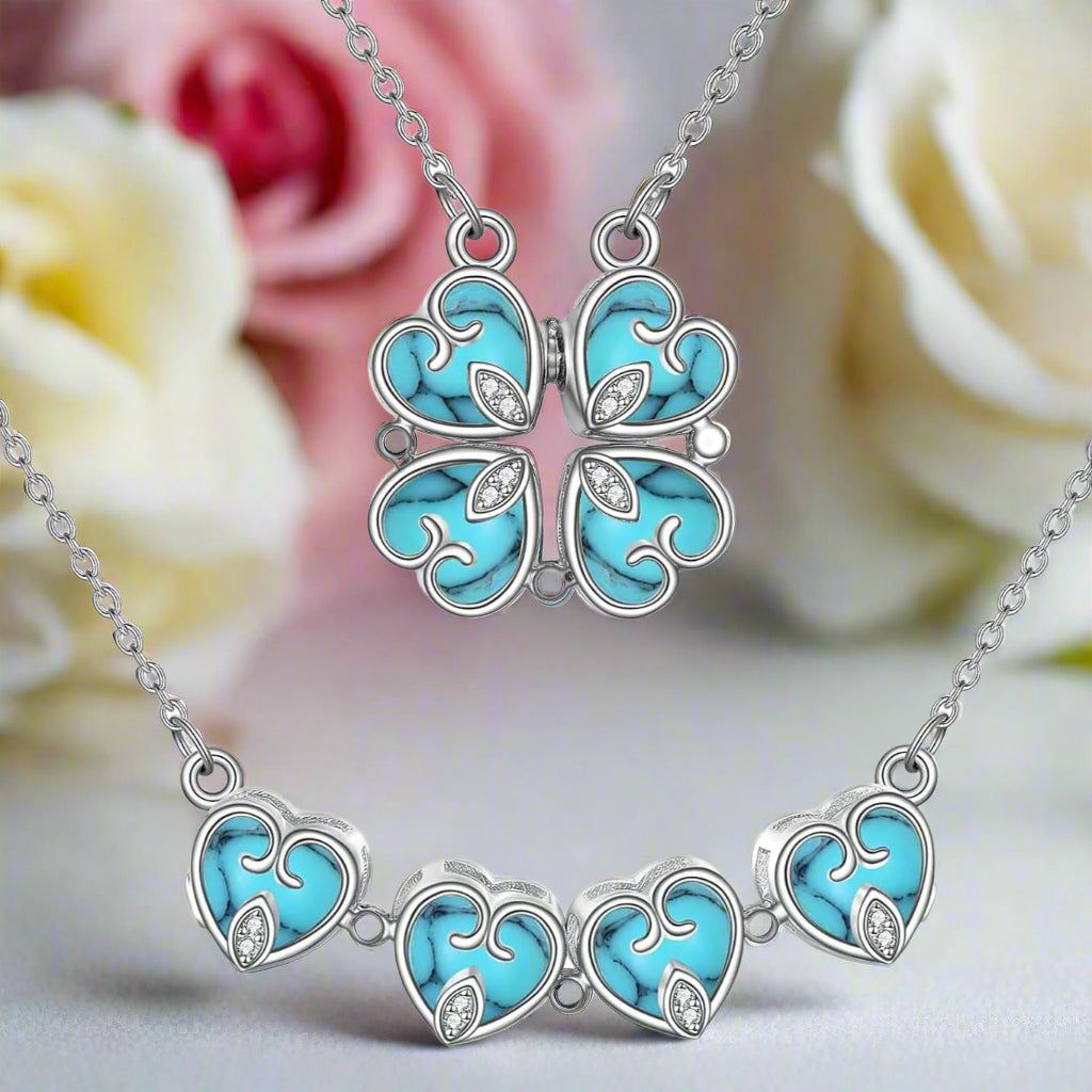 Clover-Heart Change Necklace