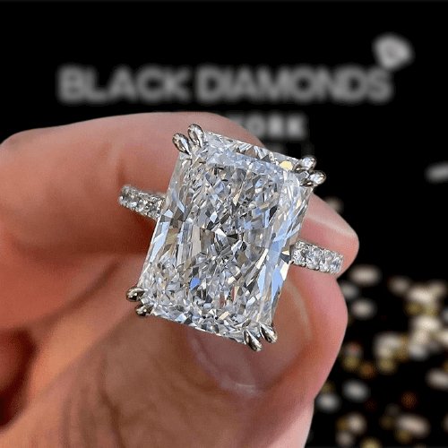3.0ct Radiant Cut Diamond Engagement Ring