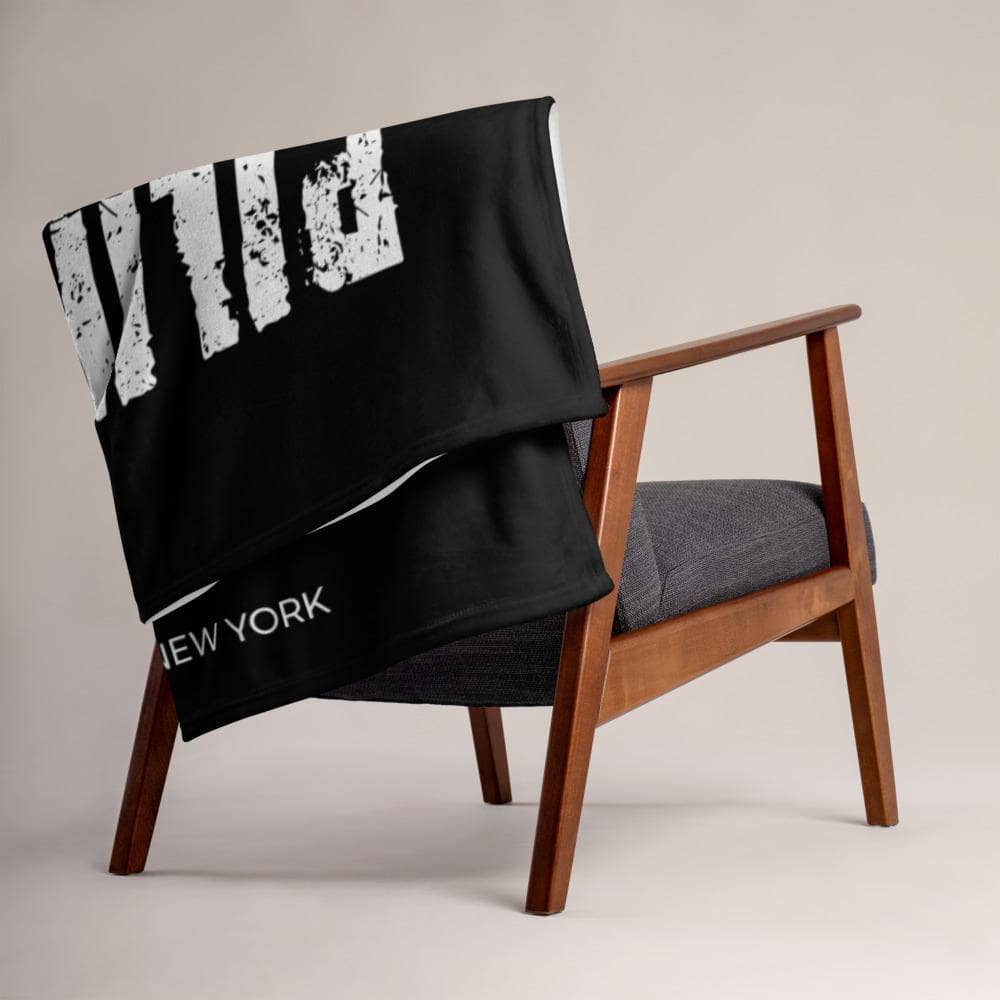Custom Made Design Your Own Throw Blanket- Black Diamonds New York