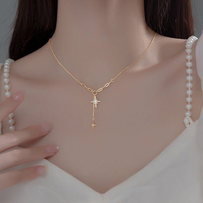 Star and Cross Necklace
