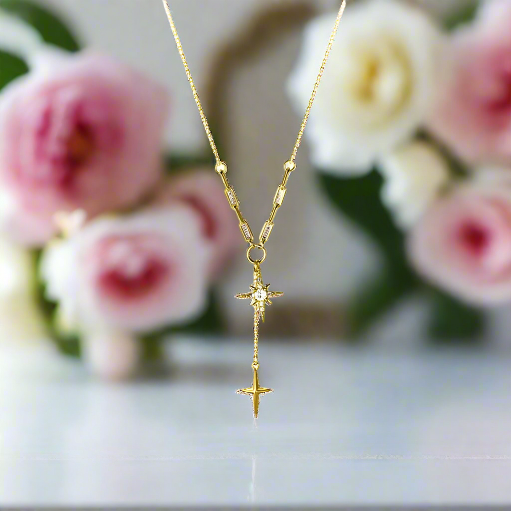 Star and Cross Necklace