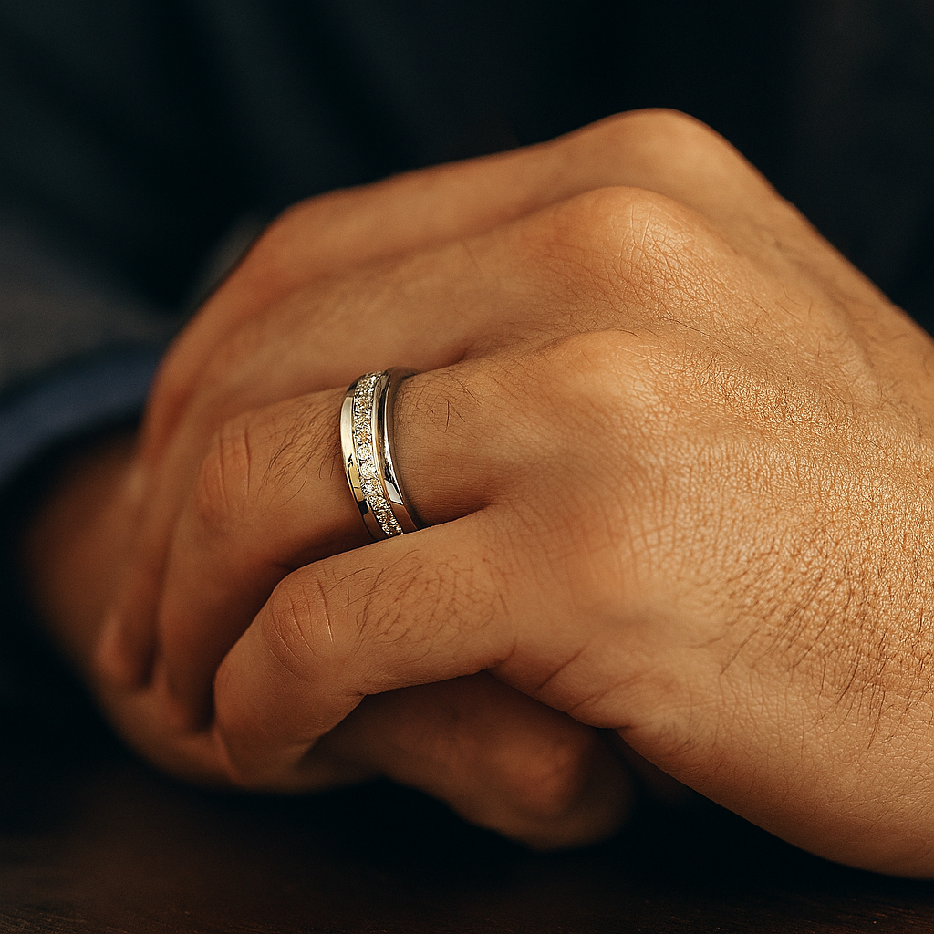 Half Eternity Diamond Wedding Band