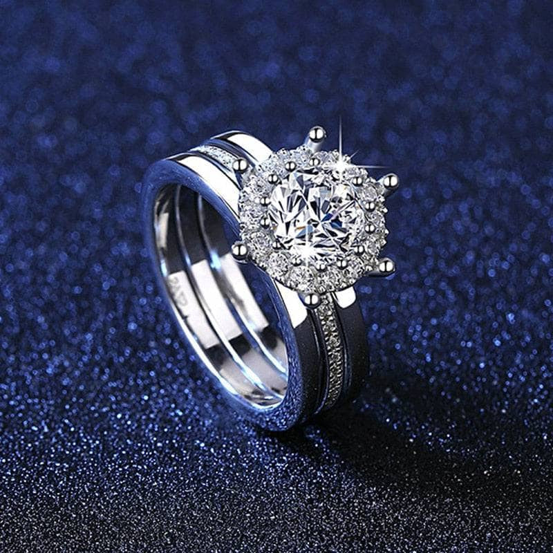 1.0 Ct Diamond Bridal Ring Set