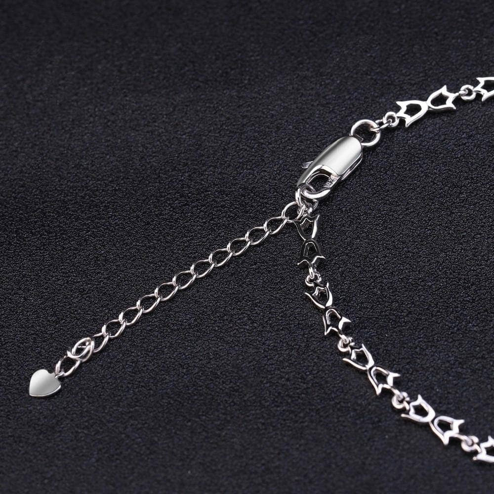 10.68C Natural Iolite Blue Mystic Quartz Pendant Necklace