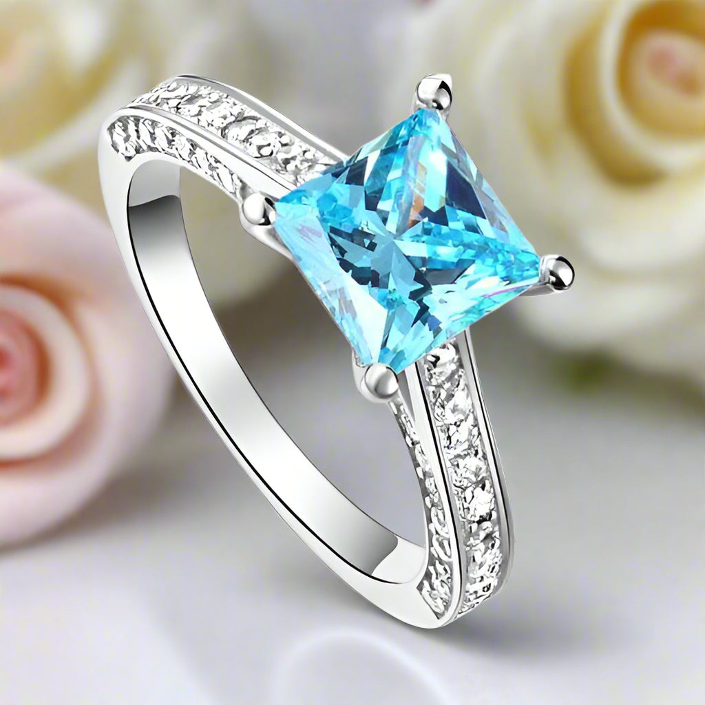 VIP Dream Ring- 1.5 Carat Princess Cut Wedding Ring Set (Aftersale Service)