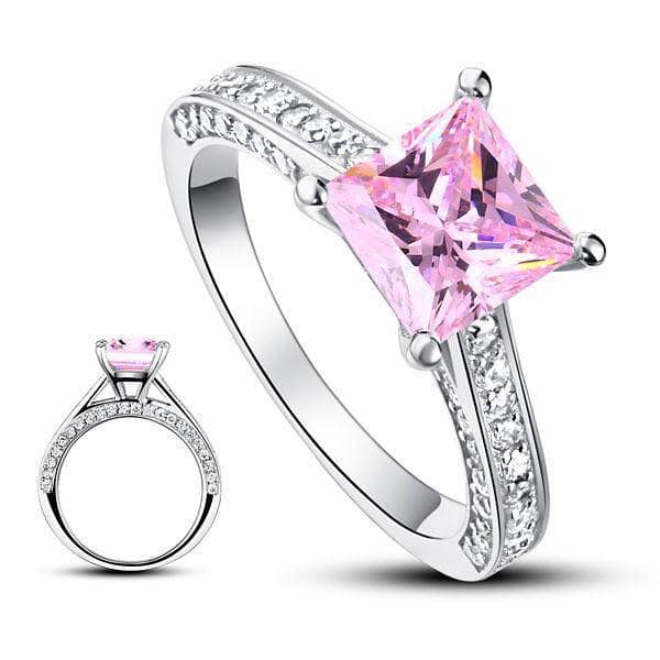 VIP Dream Ring- 1.5 Carat Princess Cut Wedding Ring Set (Aftersale Service)