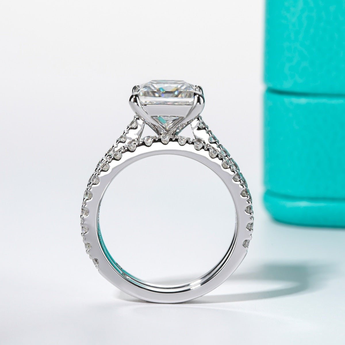 3ct Princess Cut Diamond Engagement Ring Set (Aftersale Service)
