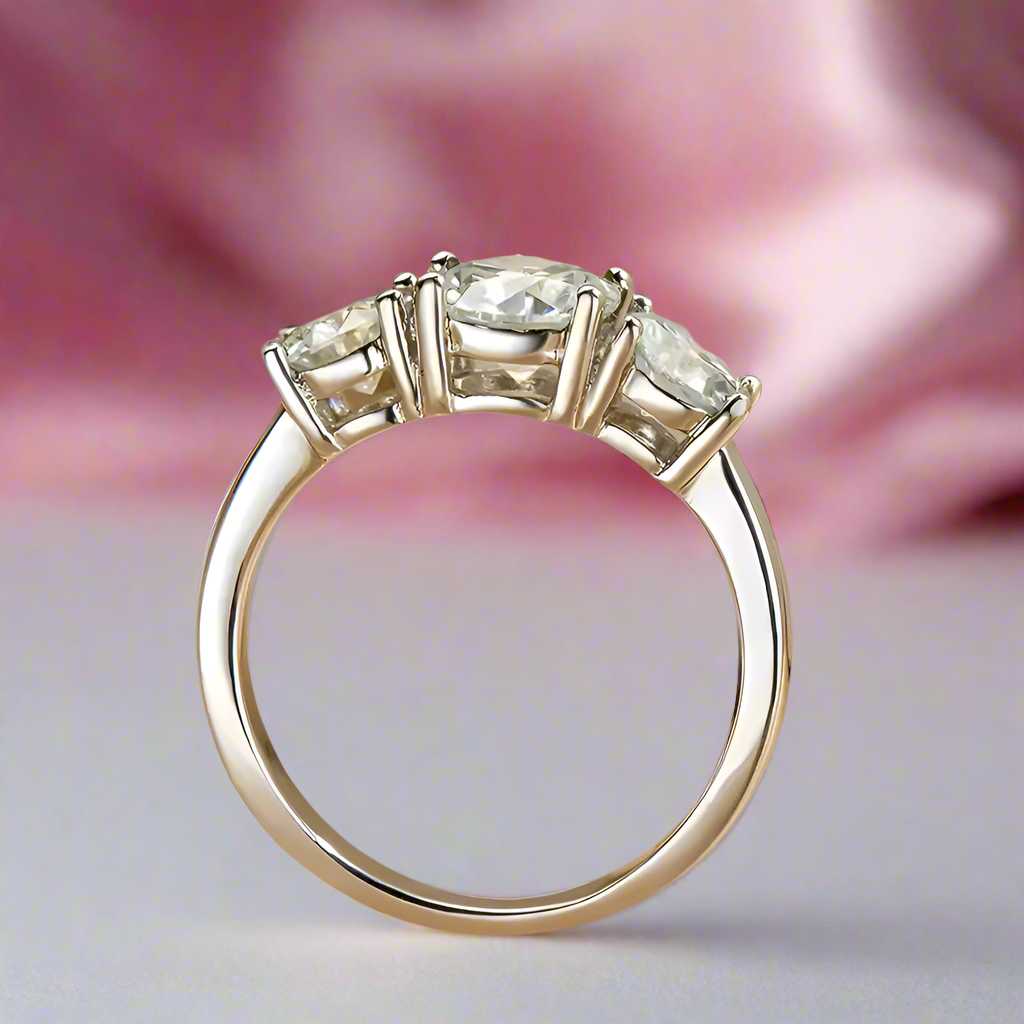 4.0 Ct Diamond Eternity Engagement Ring