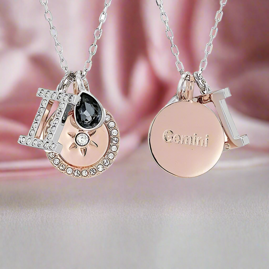 Detachable Twelve Constellation Necklace with Diamond