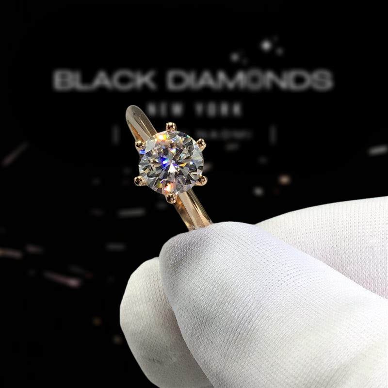 Round Cut 3.0 Ct Diamond Engagement Ring