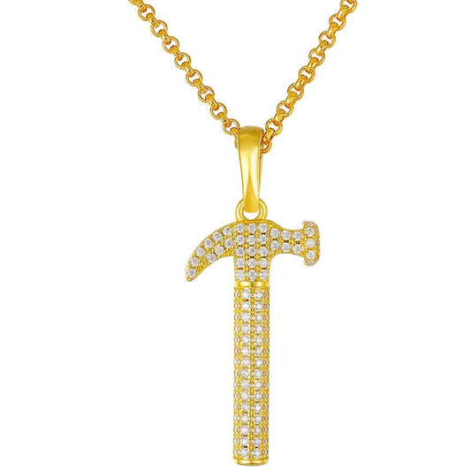VIP Custom Diamond Hammer Pendant (Aftersale Service)