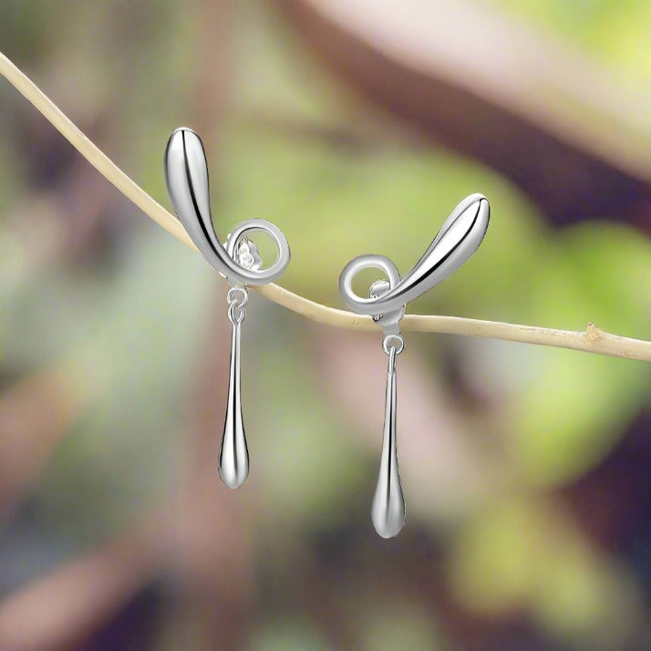 The Fleeting Years Twist Stud Earrings