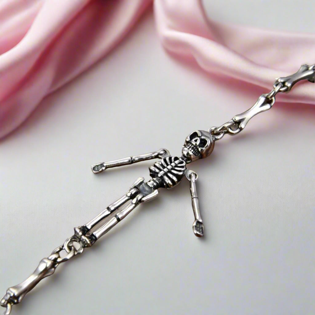 Cross Domineering Skeleton Retro Bracelet