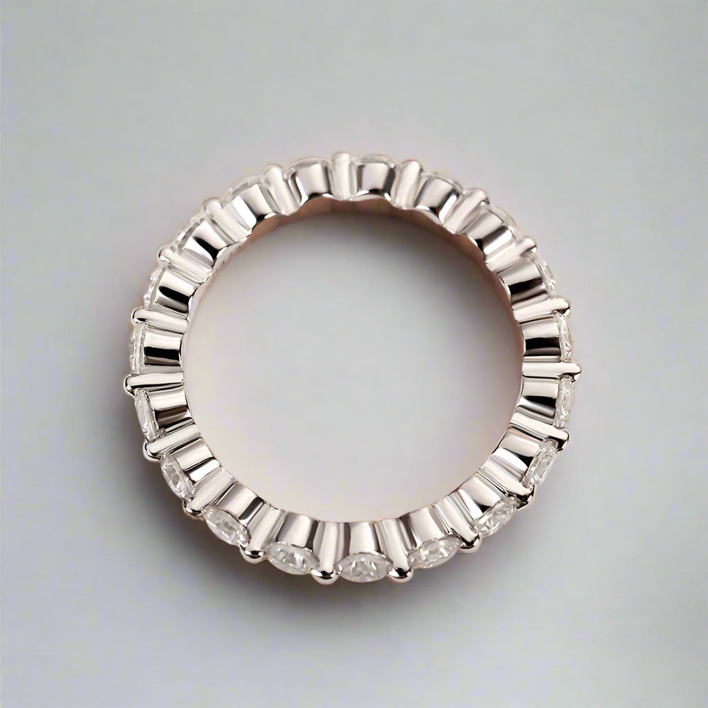 VIP Dream Ring- Eternity Round Cut Women's Stackable Wedding Band (Aftersale Service)