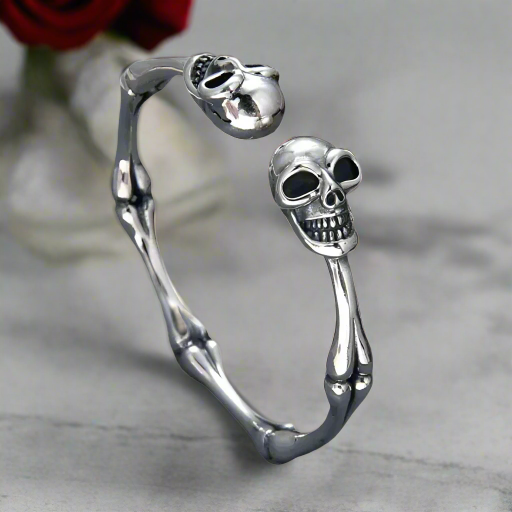 Dark Skull Punk Bracelet