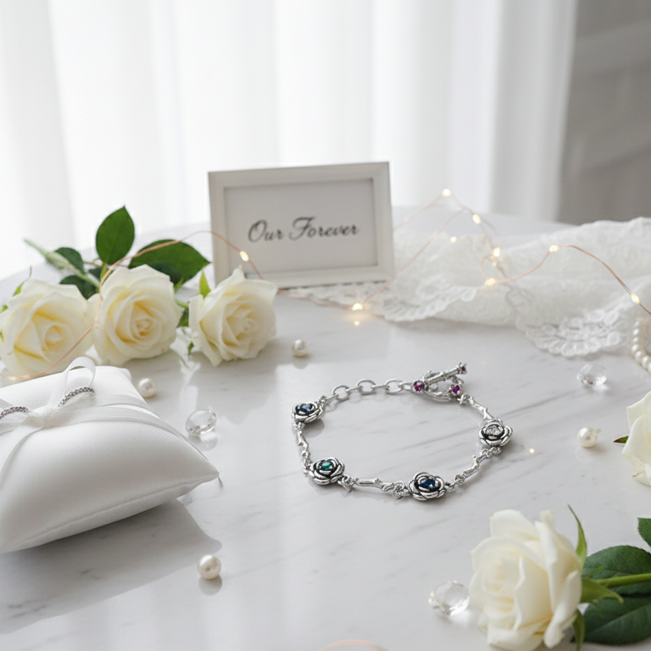 Roses and Thorns Buckle Bracelet