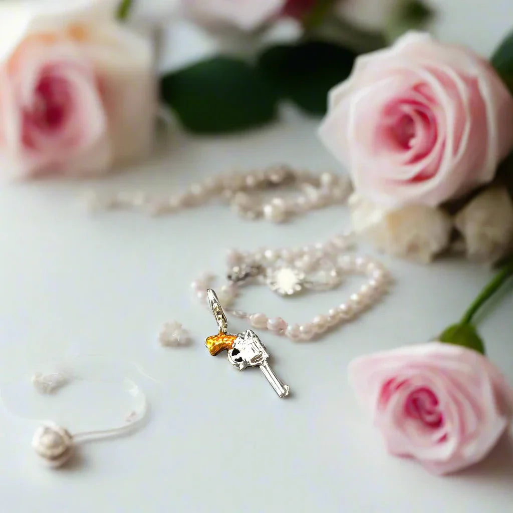 Vintage Pistol Gun Pendant Charms