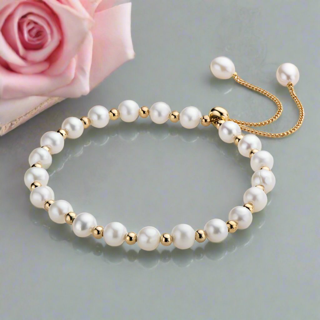 14k Gold Filled Freshwater Pearl Bracelet