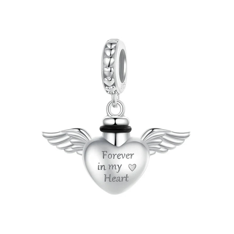 Heart and Paw Pet Memorial Charm