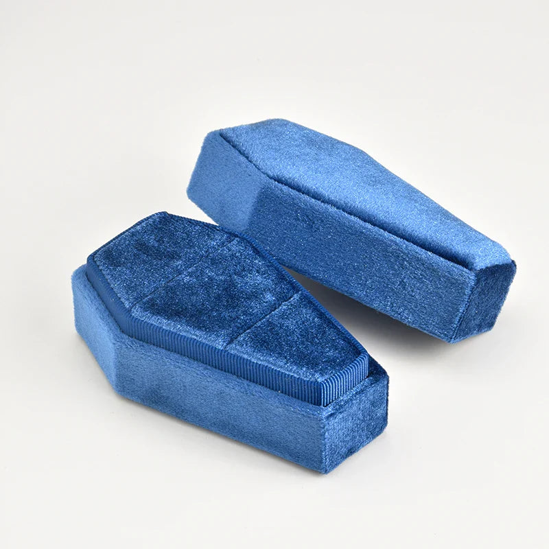 Married Till Buried Personalized Coffin Ring Box