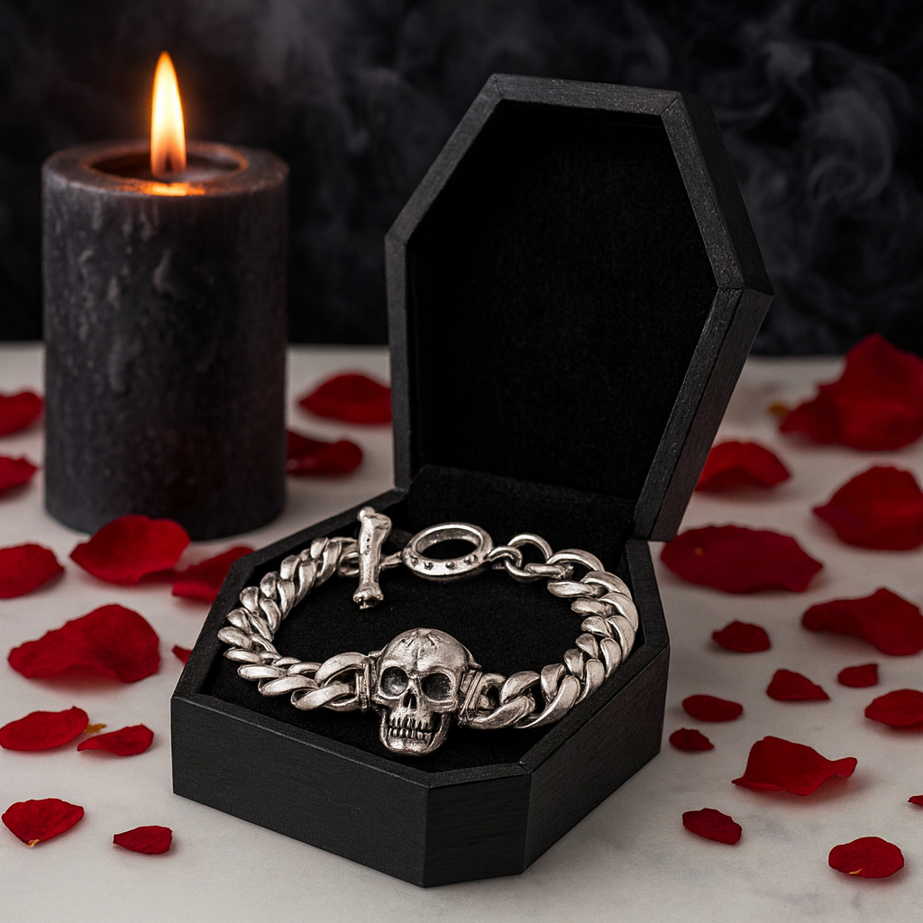 Music Skull Punk Bracelet