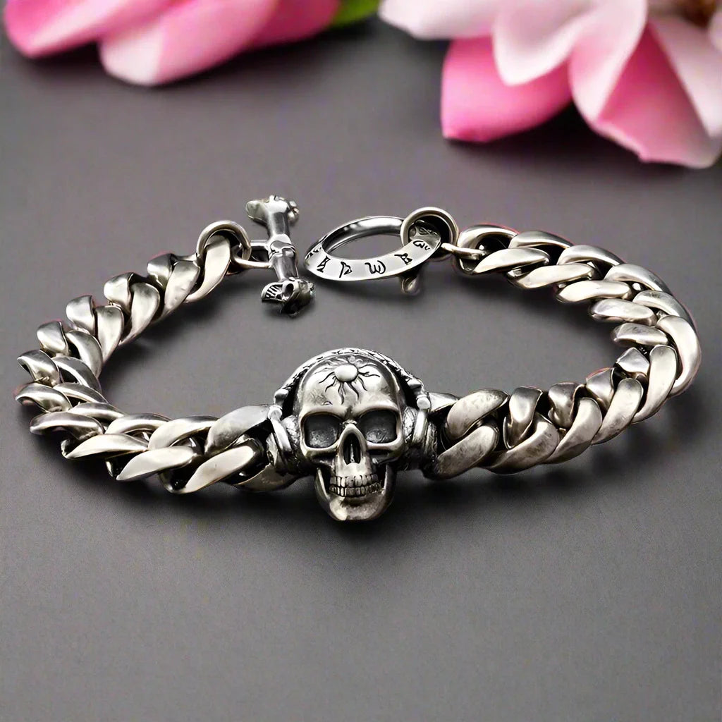 Music Skull Punk Bracelet