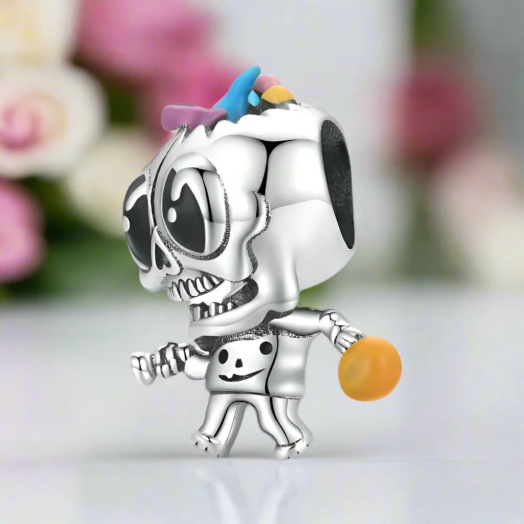 Pumpkin Black Cat Halloween Charm Series