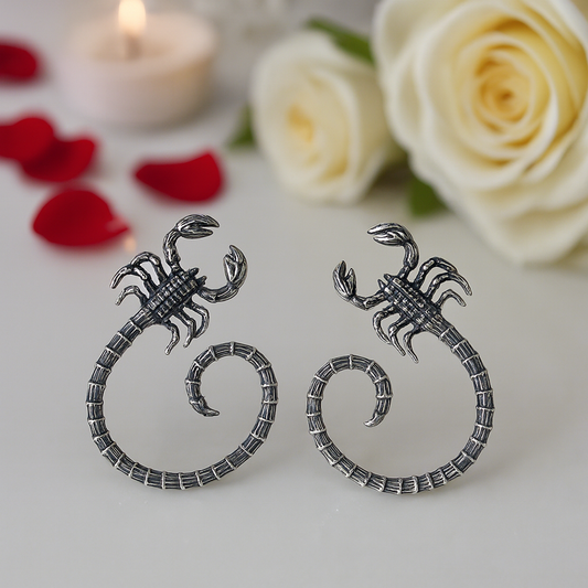 Retro Vintage Punk Style Scorpion Earrings