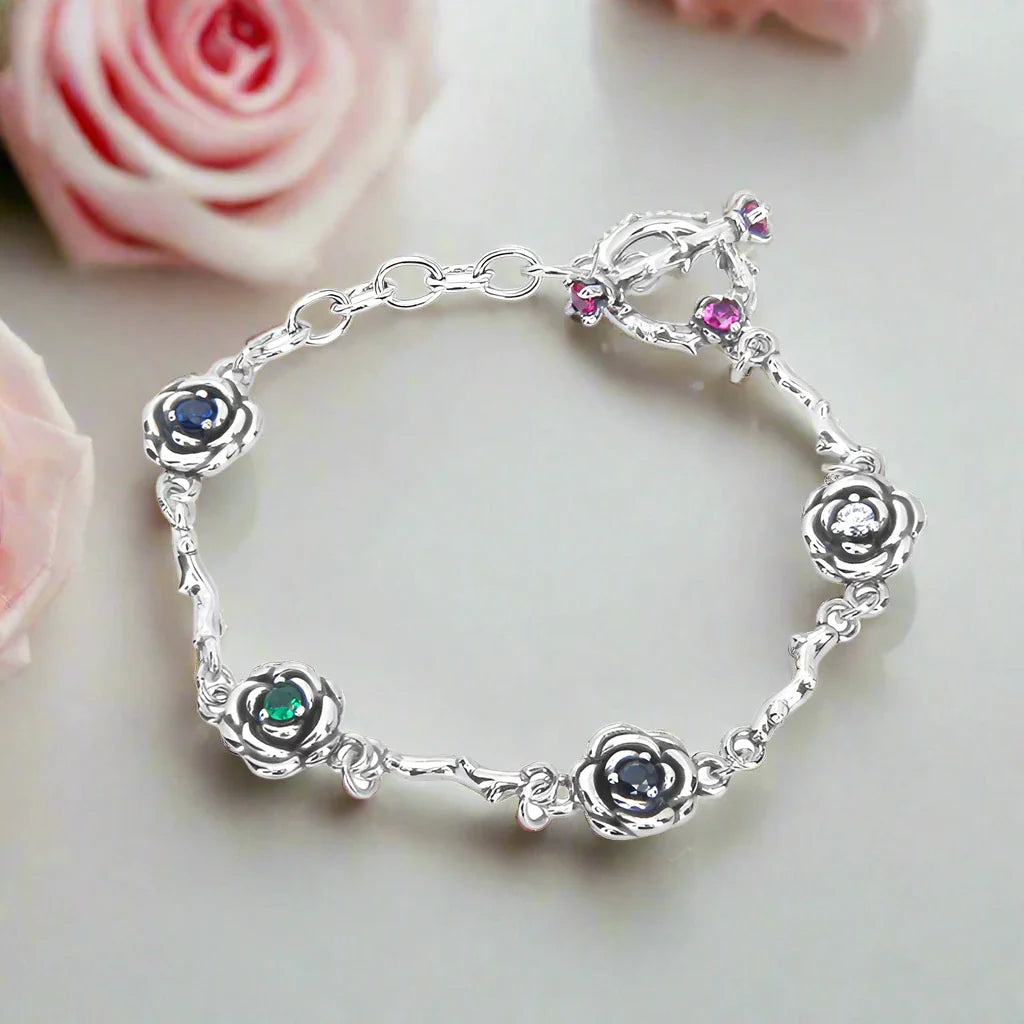 Roses and Thorns Buckle Bracelet