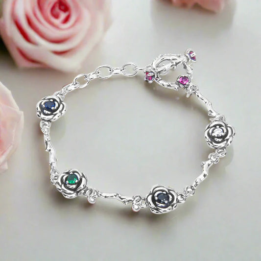 Roses and Thorns Buckle Bracelet