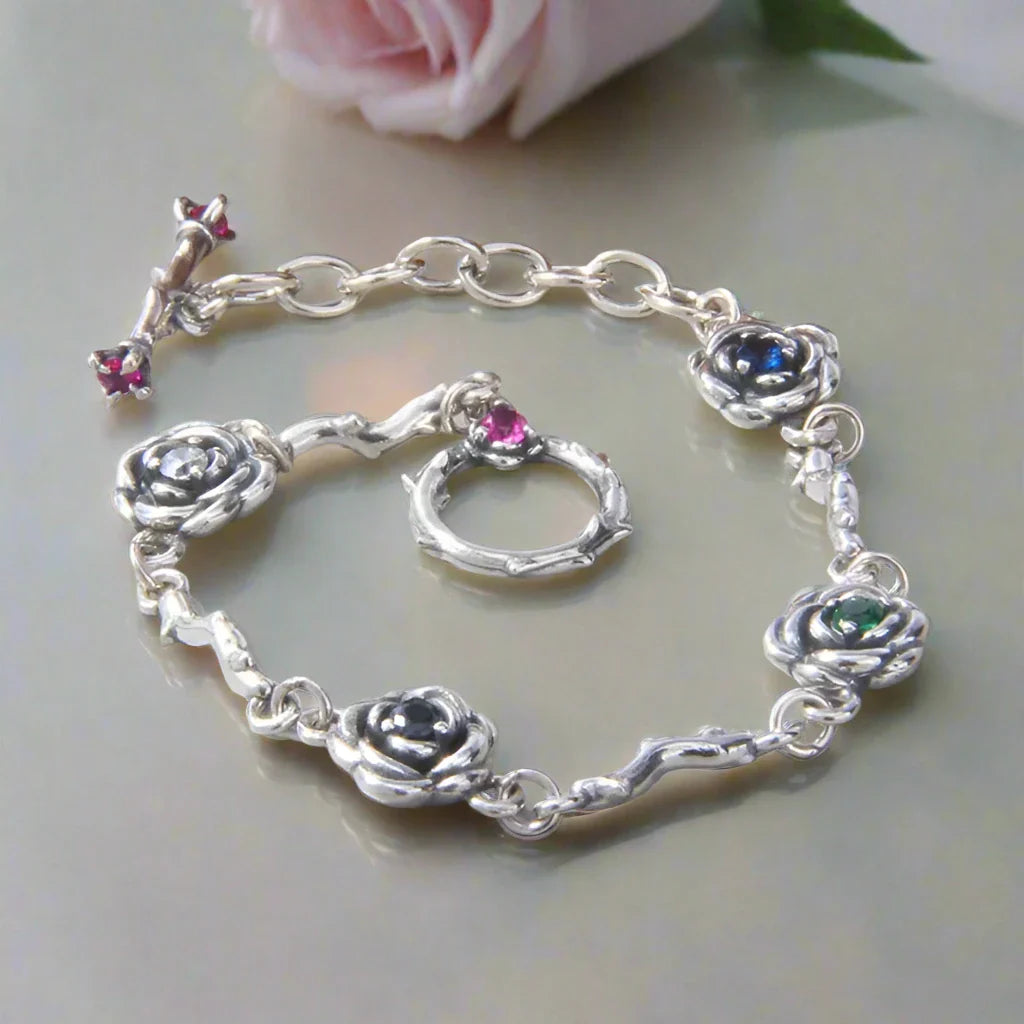 Roses and Thorns Buckle Bracelet