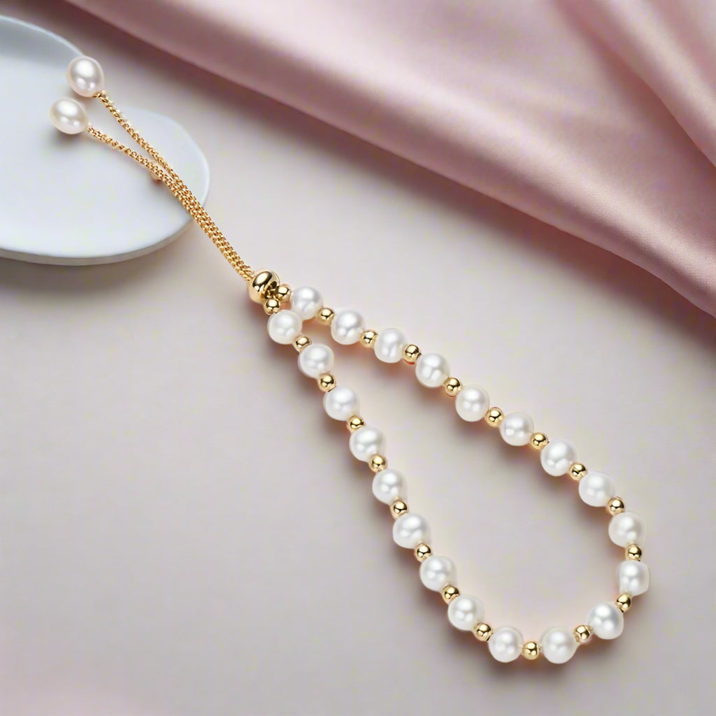 14k Gold Filled Freshwater Pearl Bracelet