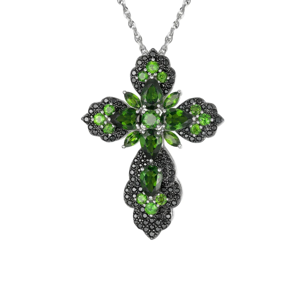 Pear-cut Natural Gemstone Mystical Necklace