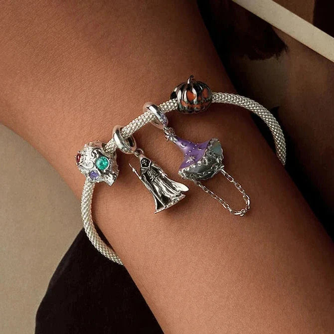 Luminous Purple Witch Hat Charm
