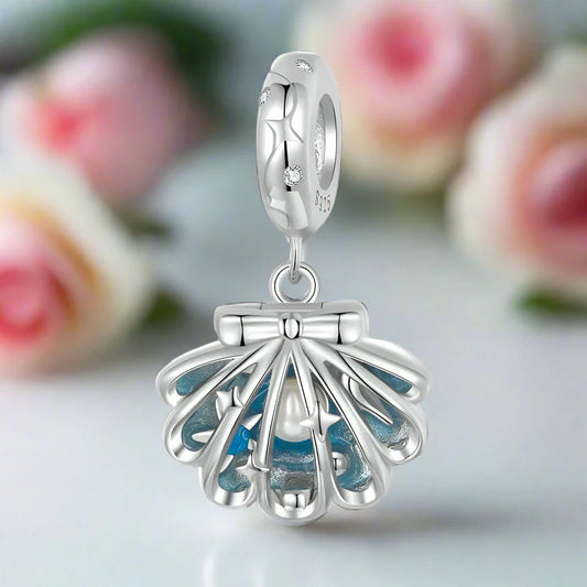 Cute Shell and Pearl Charm