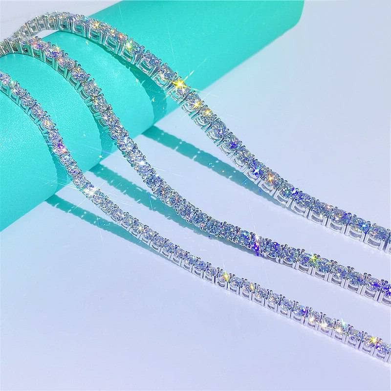 Round Cut Full Circle Diamond Chain Necklace