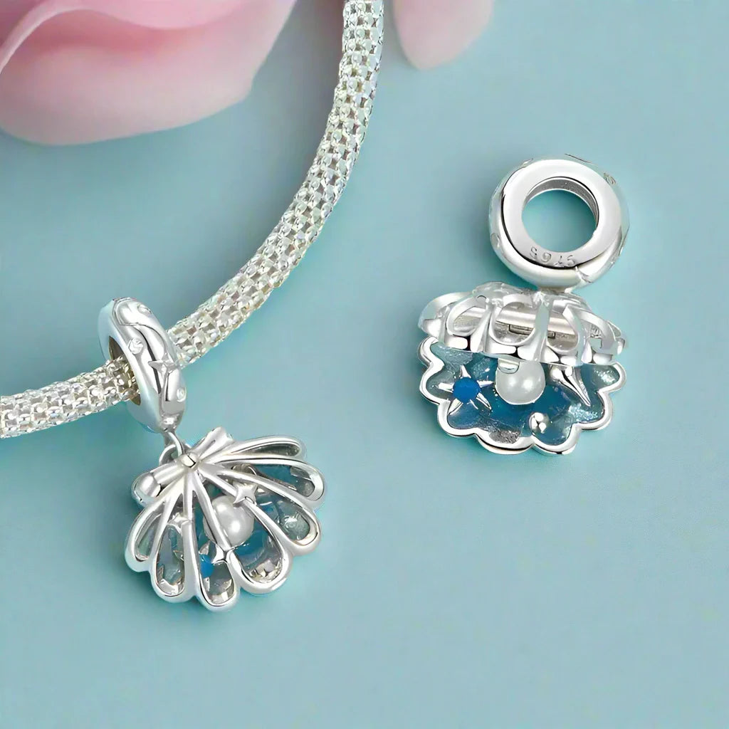 Cute Shell and Pearl Charm