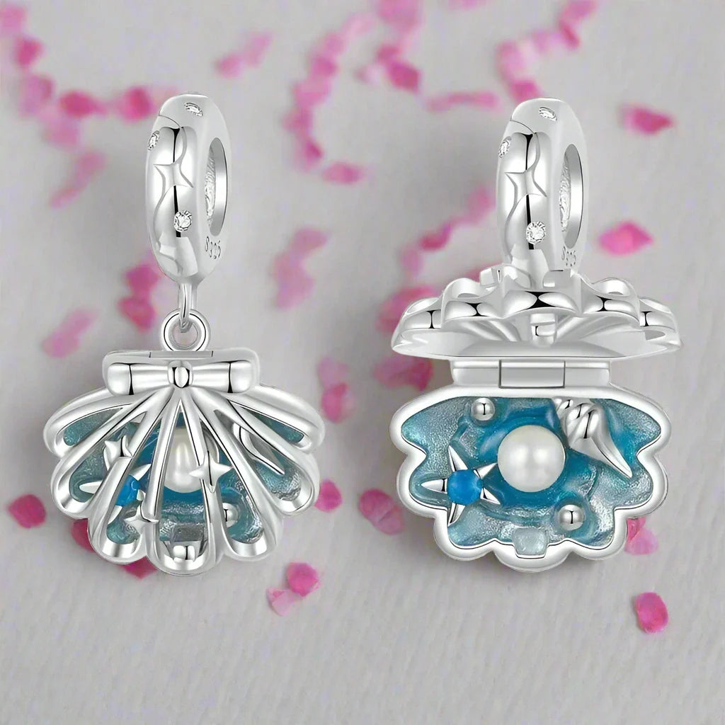 Cute Shell and Pearl Charm