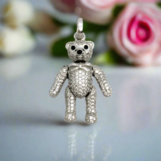 Punk Teddy Bear Pendant