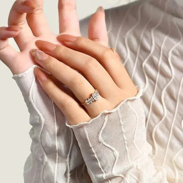 Classic Marquise-cut Diamond Engagement Ring